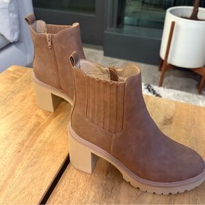 DV by Dolce Vita Tan Heeled Boots